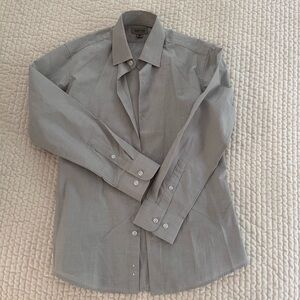Kenneth Cole gray button down dress shirt 12R.